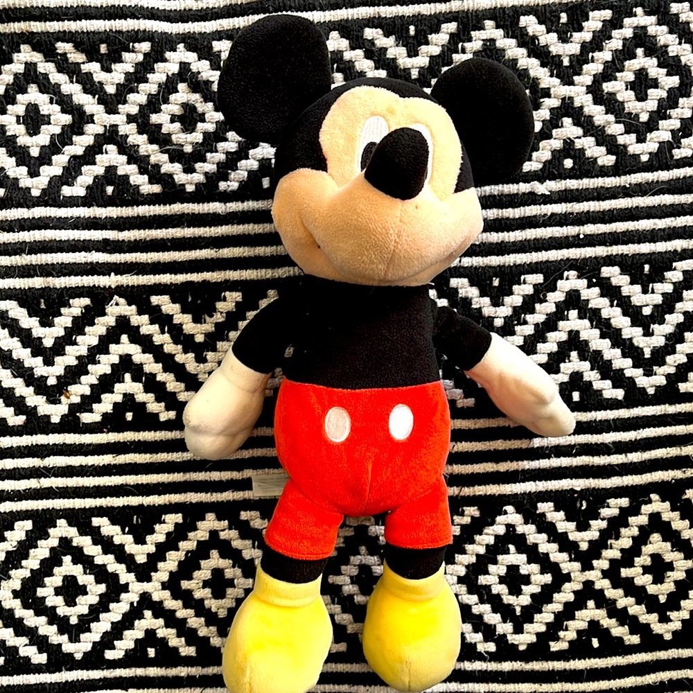 Disney baby Mickey Mouse plush rattle